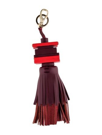 Anya Hindmarch Leather Keychain Tassel