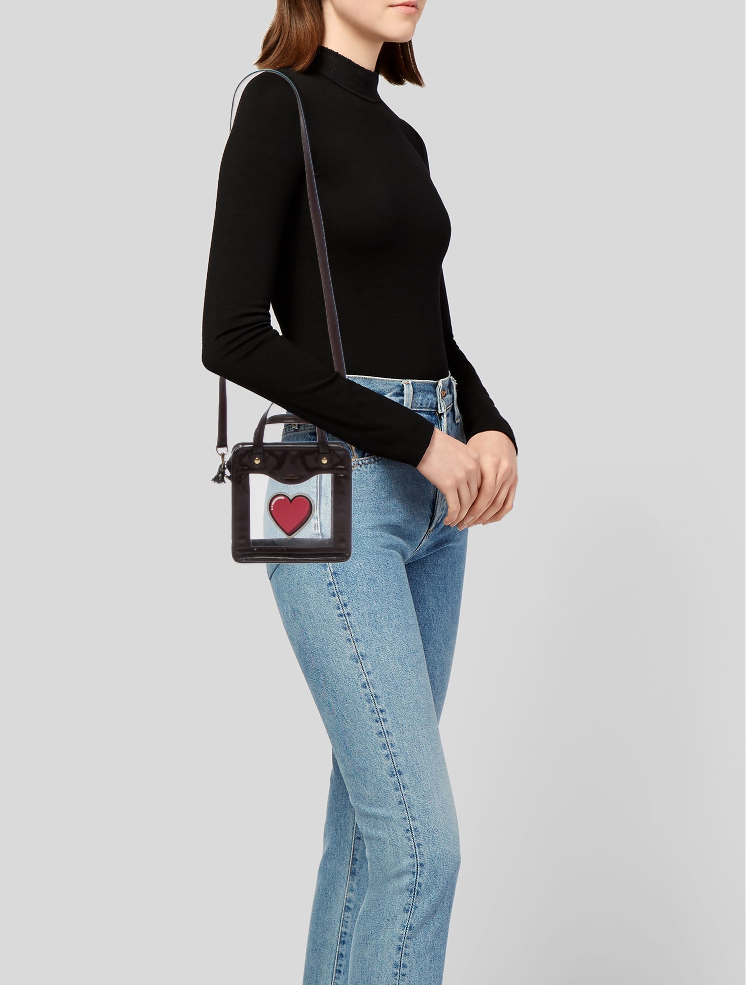 Anya Hindmarch Leather Top Handle Bag