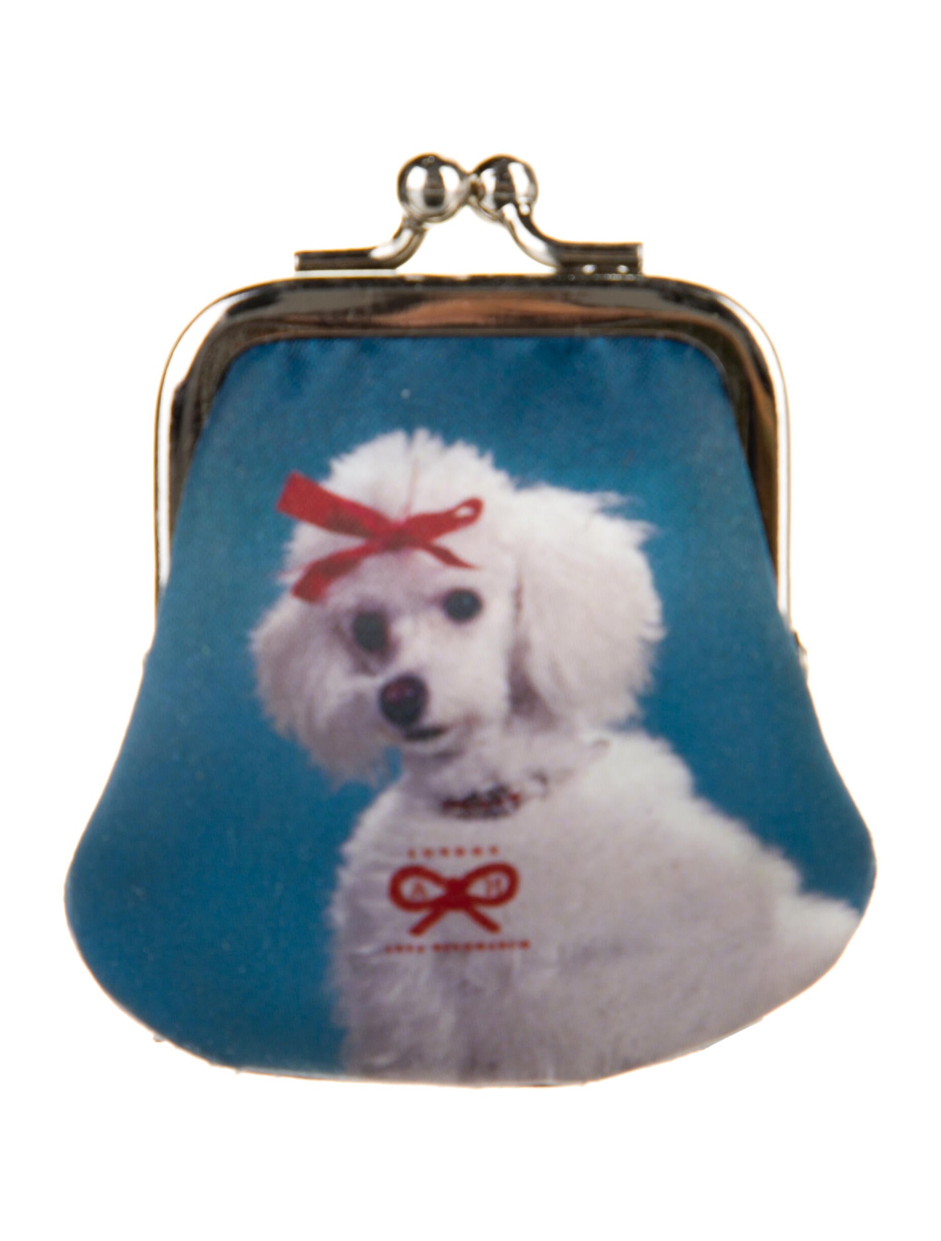 Anya Hindmarch Satin Graphic Print Wallet