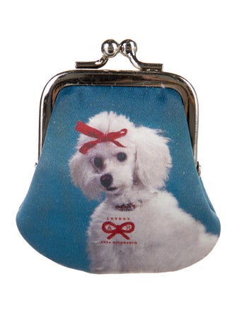 Anya Hindmarch Satin Graphic Print Wallet