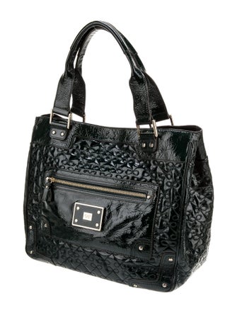 Anya Hindmarch Patent Leather Top Handle Bag