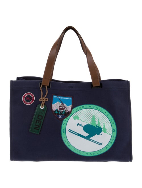 Anya Hindmarch Canvas Top Handle Bag