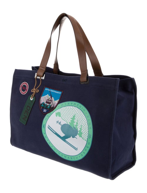 Anya Hindmarch Canvas Top Handle Bag