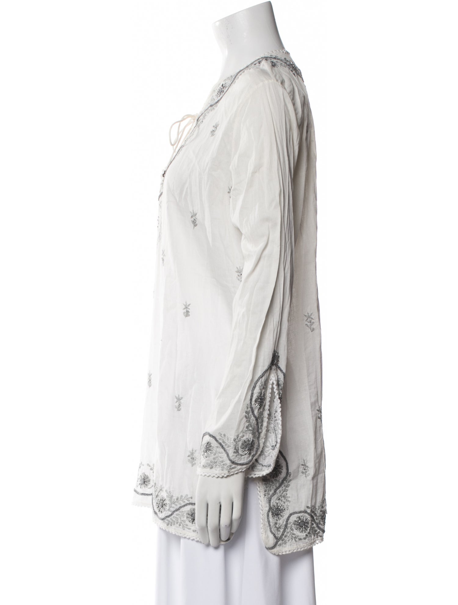 Anya Hindmarch Printed V-Neck Tunic