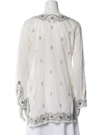 Anya Hindmarch Printed V-Neck Tunic
