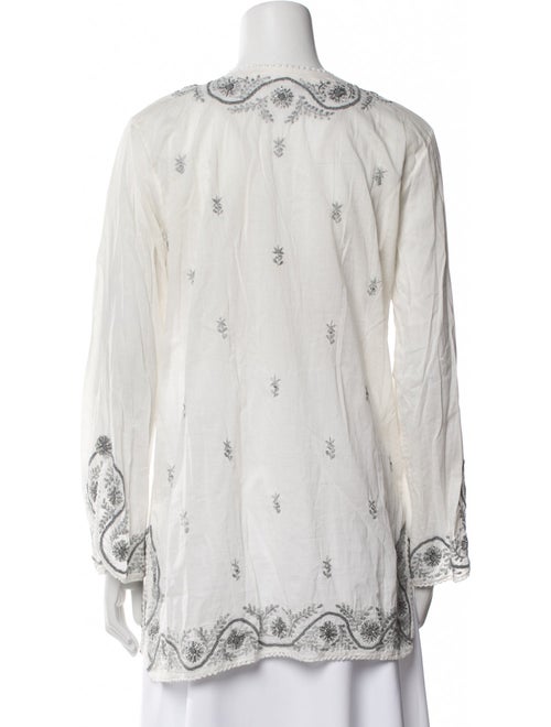 Anya Hindmarch Printed V-Neck Tunic