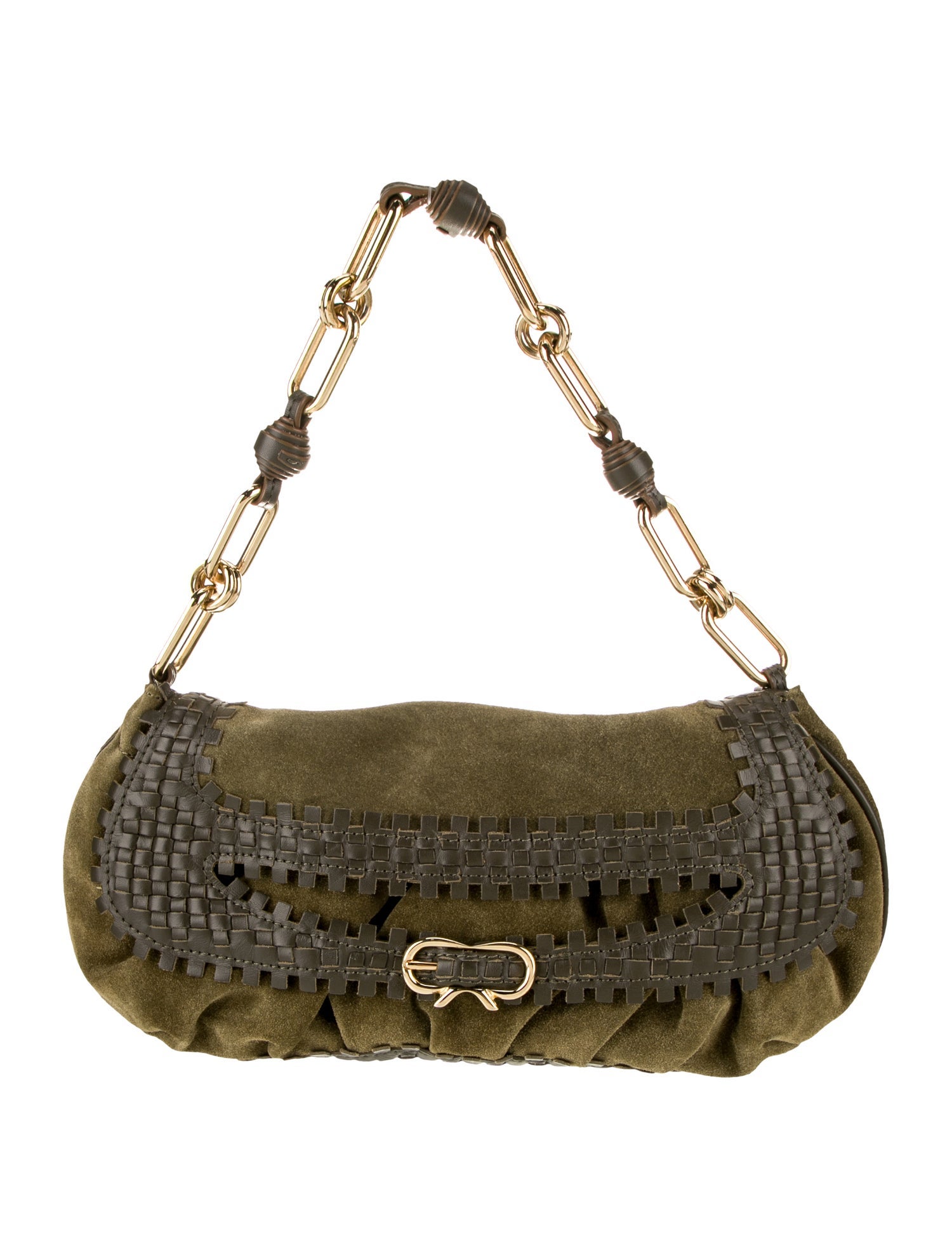 Anya Hindmarch Suede Top Handle Bag