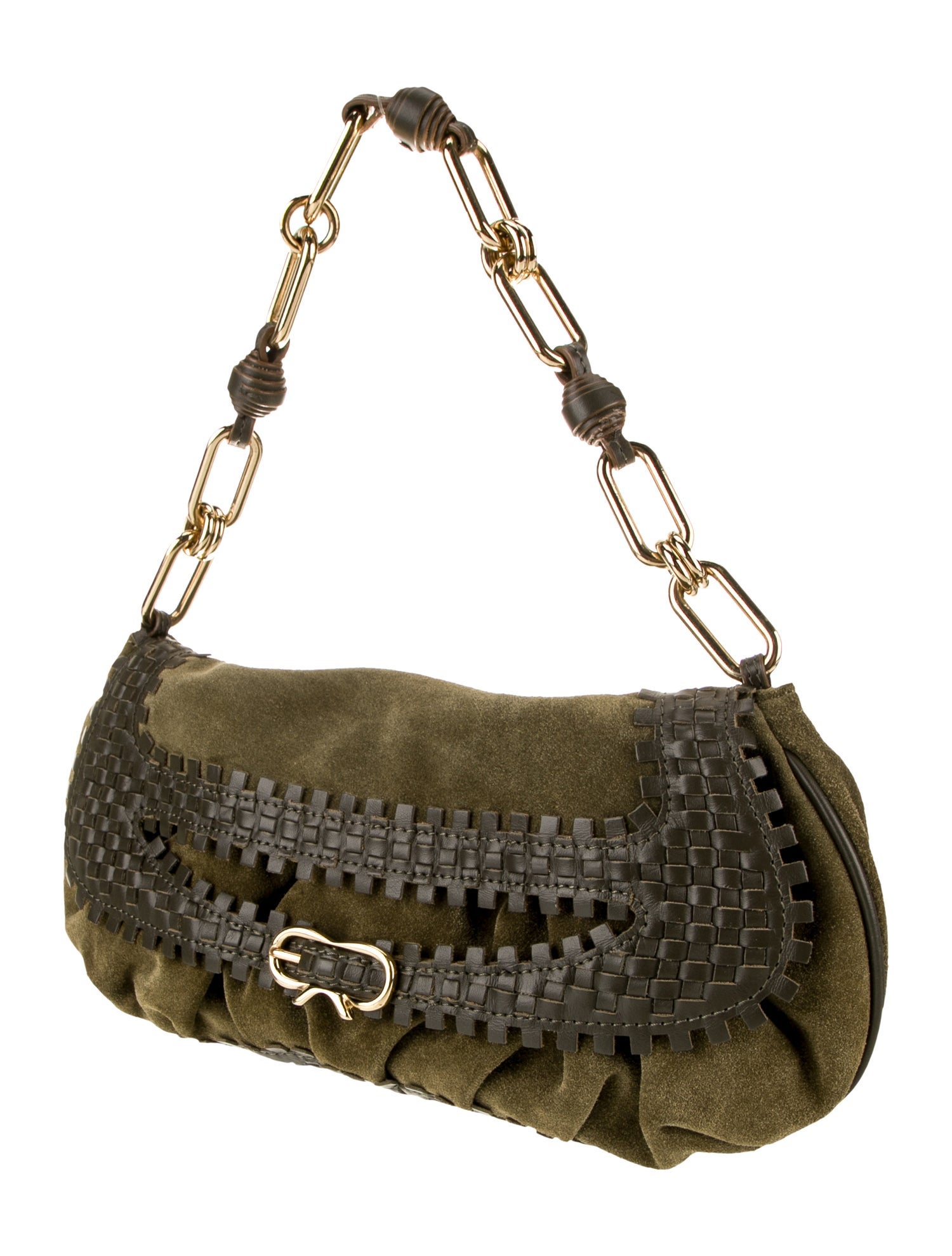 Anya Hindmarch Suede Top Handle Bag