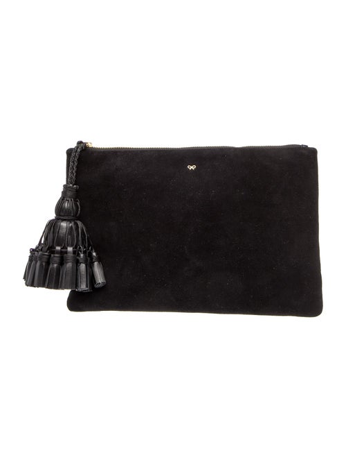 Anya Hindmarch Suede Clutch