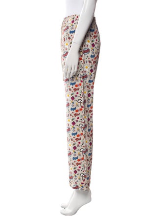 Anya Hindmarch Silk Wide Leg Pants