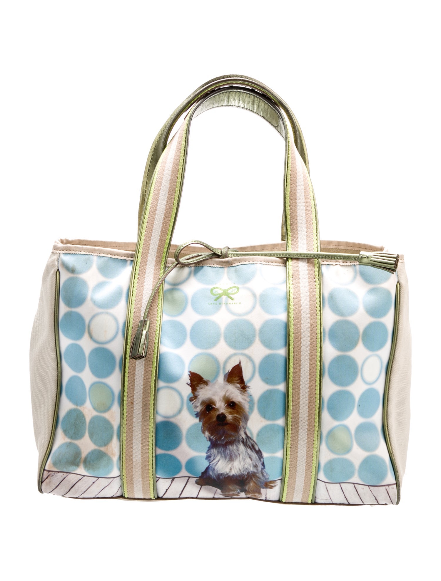 Anya Hindmarch Canvas Top Handle Bag