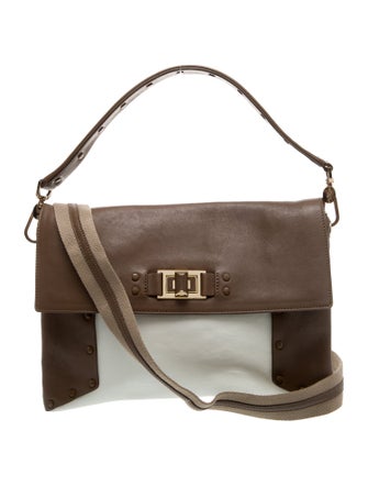 Anya Hindmarch Leather Messenger Bag