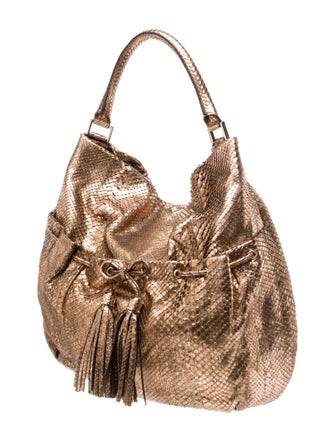Anya Hindmarch Snakeskin Top Handle Bag