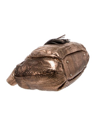 Anya Hindmarch Snakeskin Top Handle Bag