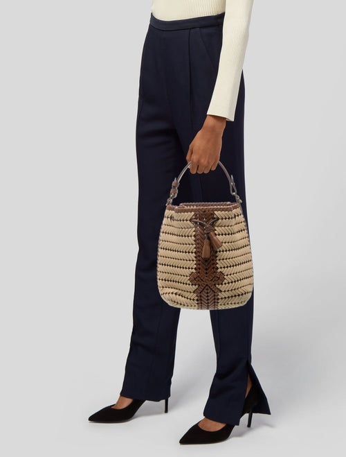 Anya Hindmarch Leather Top Handle Bag