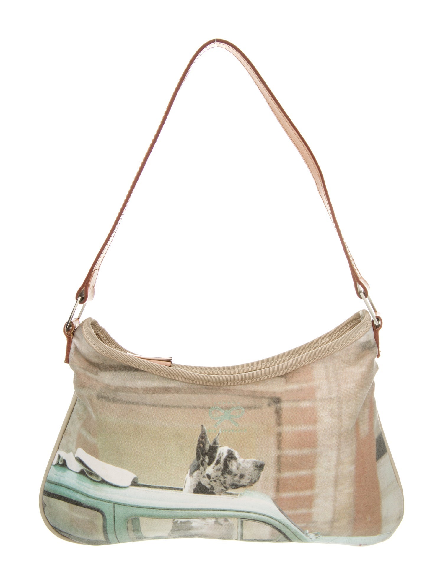 Anya Hindmarch Canvas Shoulder Bag