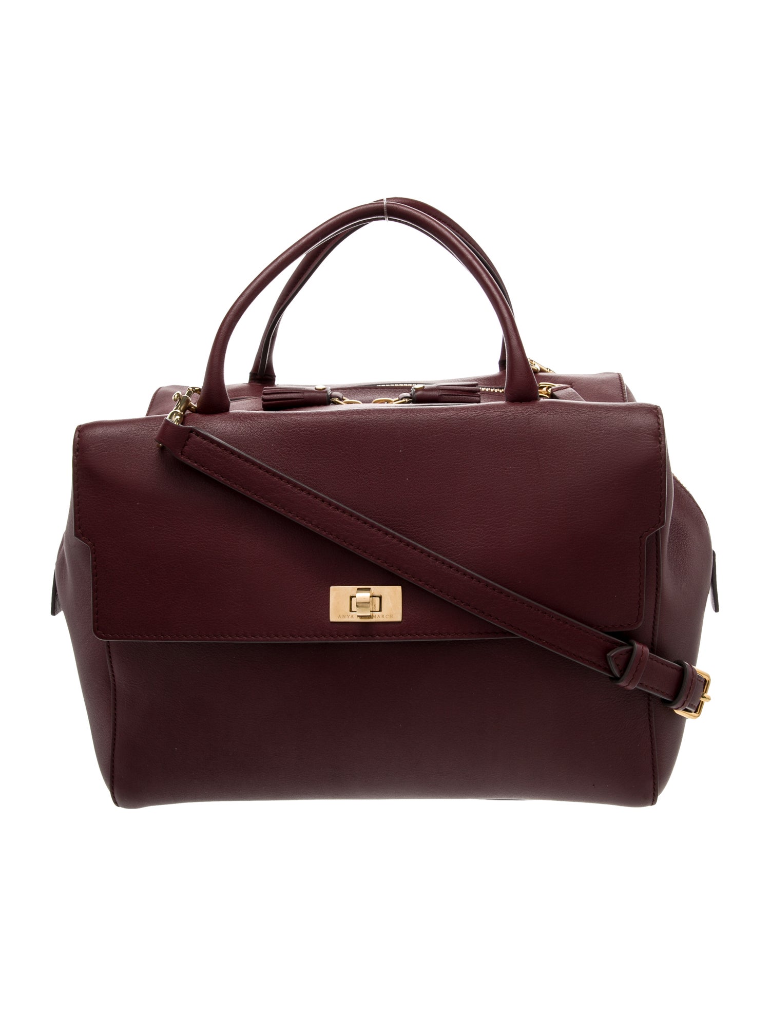 Anya Hindmarch Leather Top Handle Bag