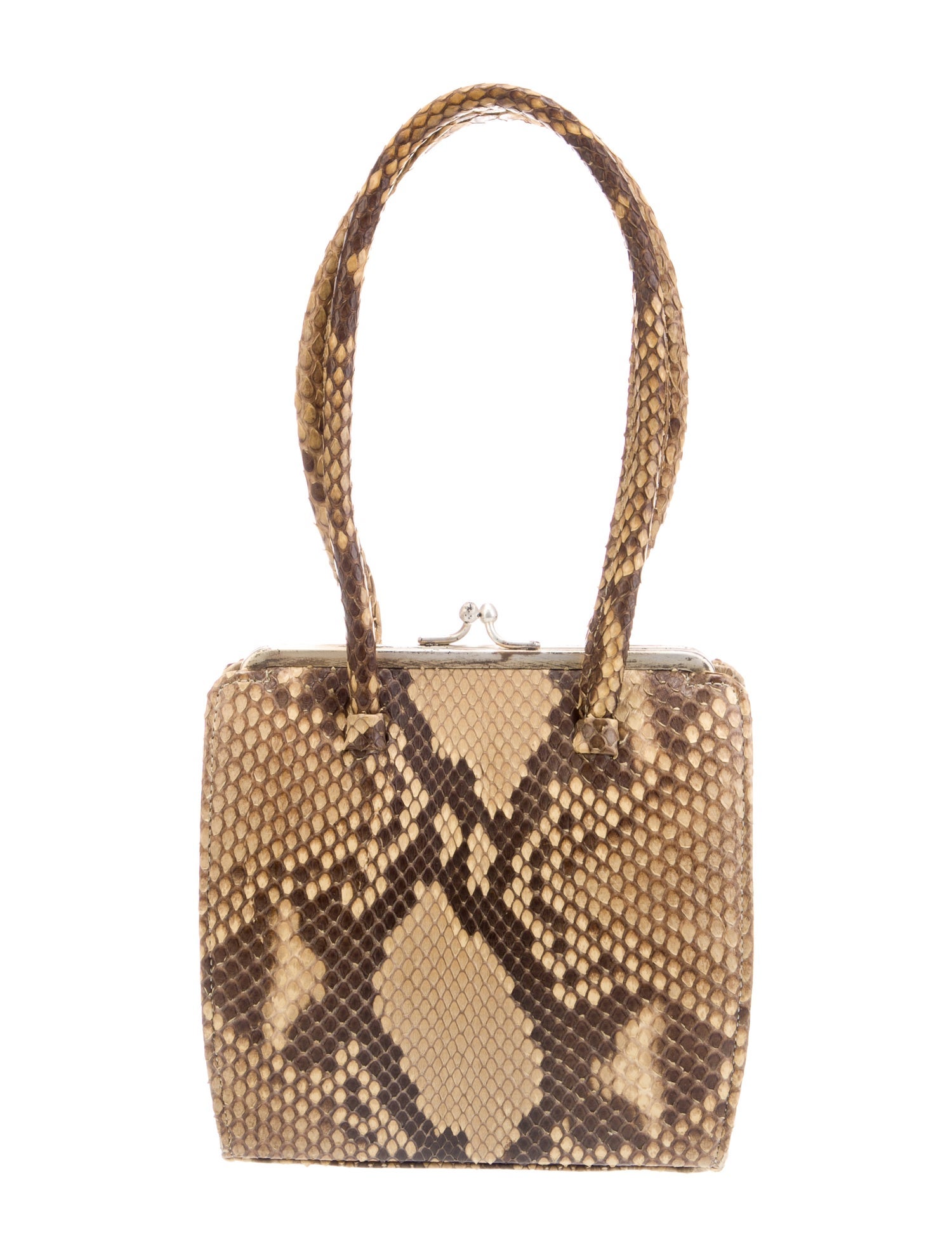 Anya Hindmarch Snakeskin Top Handle Bag