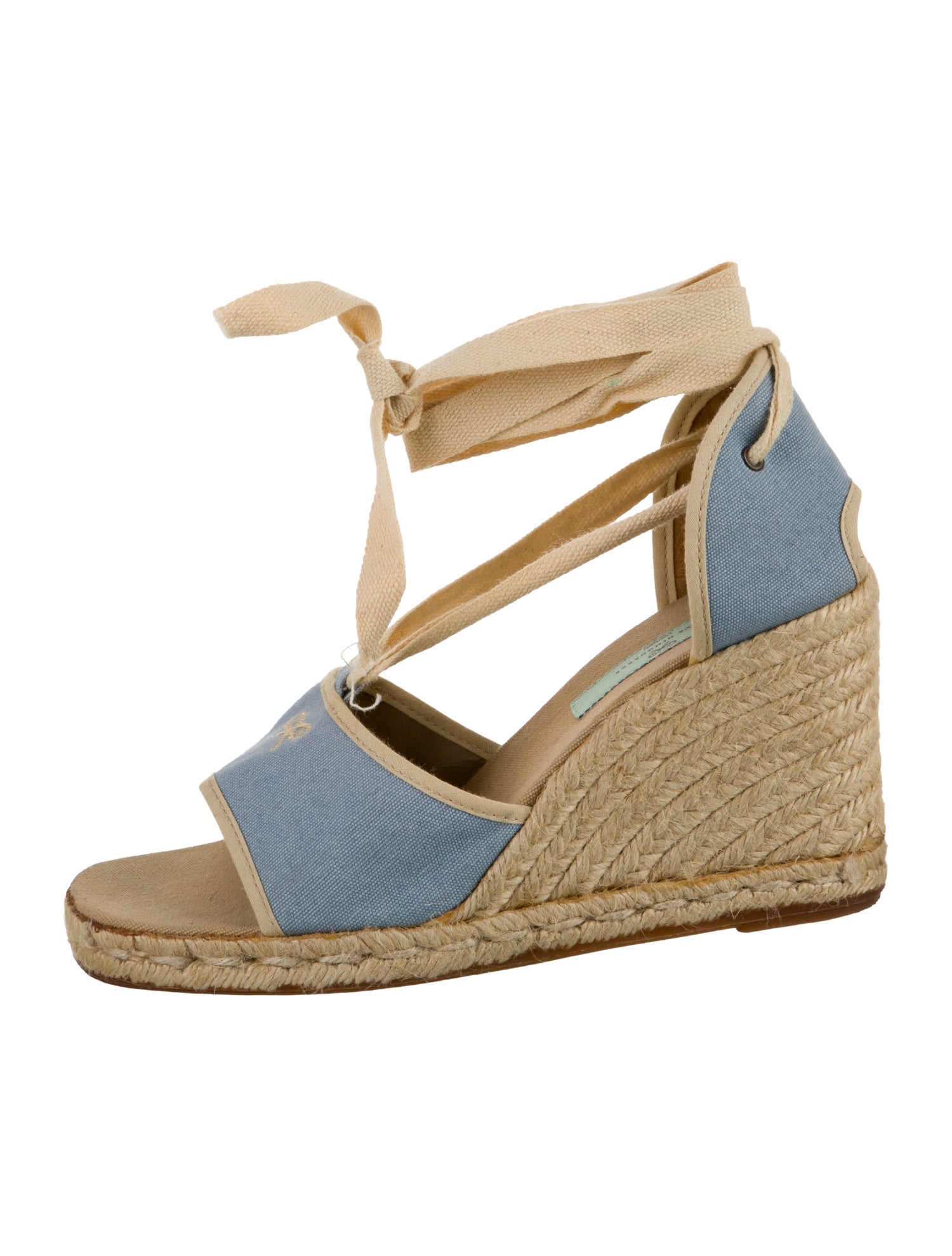 Anya Hindmarch Canvas Colorblock Pattern Espadrilles