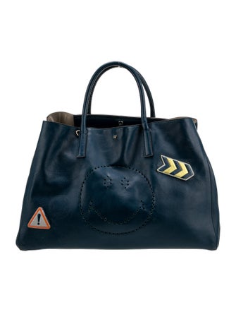 Anya Hindmarch Leather Top Handle Bag