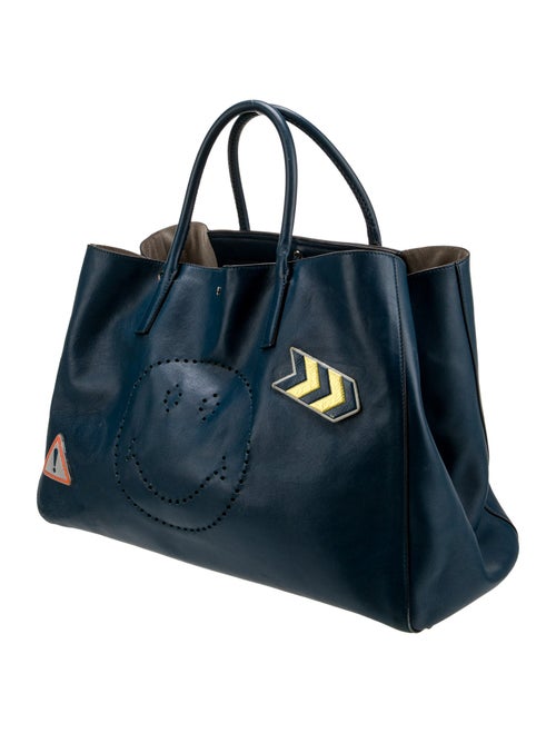 Anya Hindmarch Leather Top Handle Bag