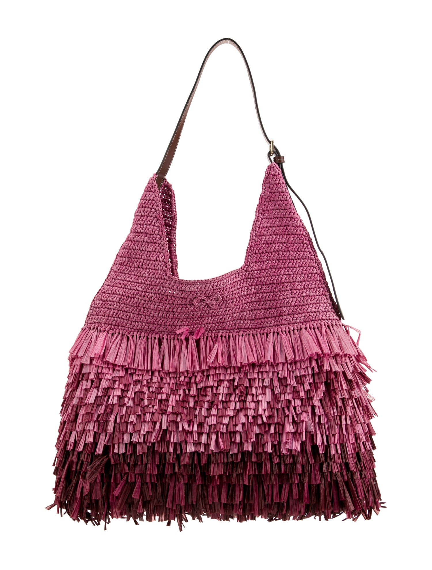 Anya Hindmarch Raffia Bubblegum Medium 2025