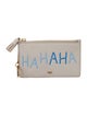 Anya Hindmarch Leather Graphic Print Pouch