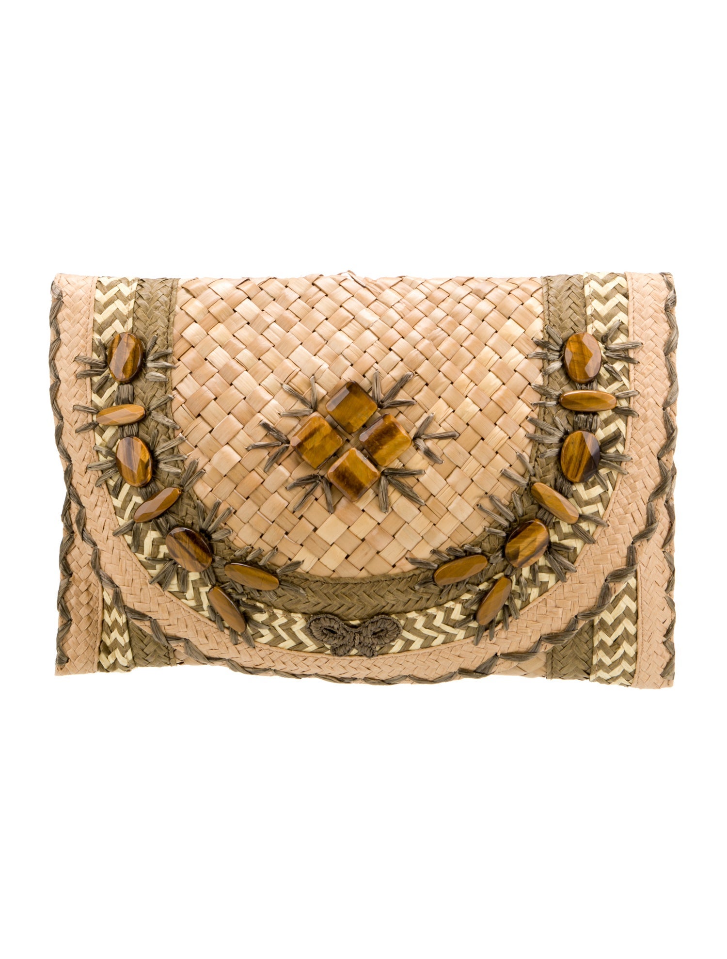 Anya Hindmarch Straw Clutch