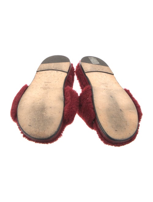 Anya Hindmarch Shearling Slides