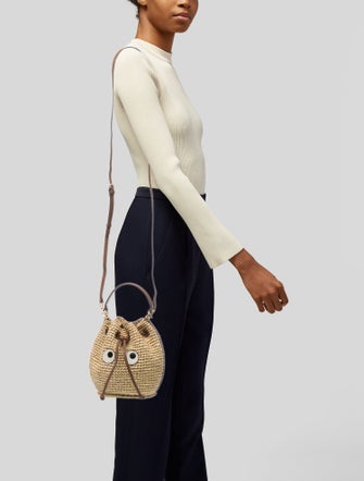 Anya Hindmarch Raffia Bucket Bag