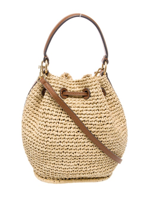 Anya Hindmarch Raffia Bucket Bag