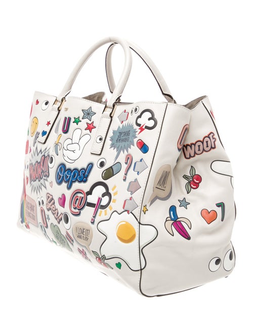 Anya Hindmarch Leather Weekender Bag