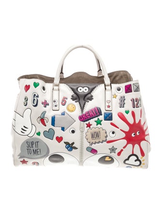 Anya Hindmarch Leather Weekender Bag