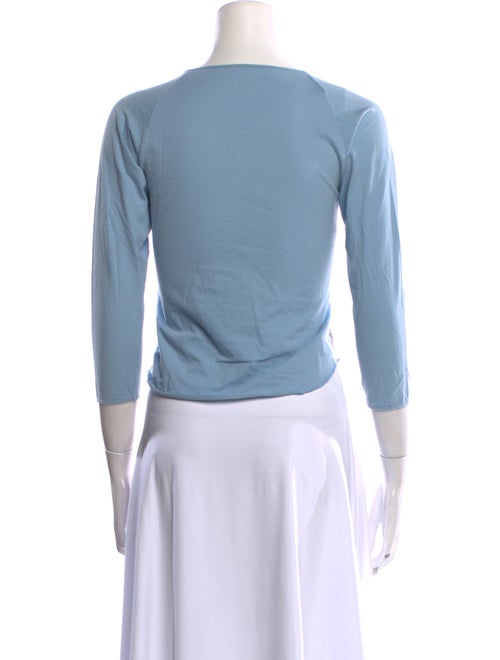 Anya Hindmarch Graphic Print Crew Neck Crop Top