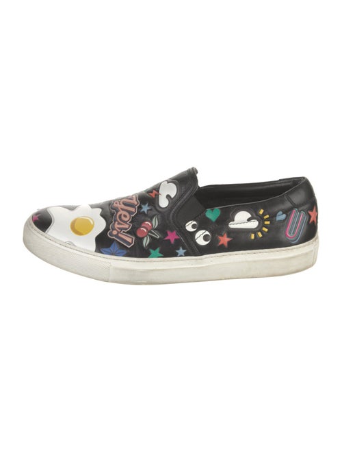Anya Hindmarch Leather Printed Sneakers