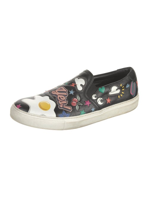 Anya Hindmarch Leather Printed Sneakers