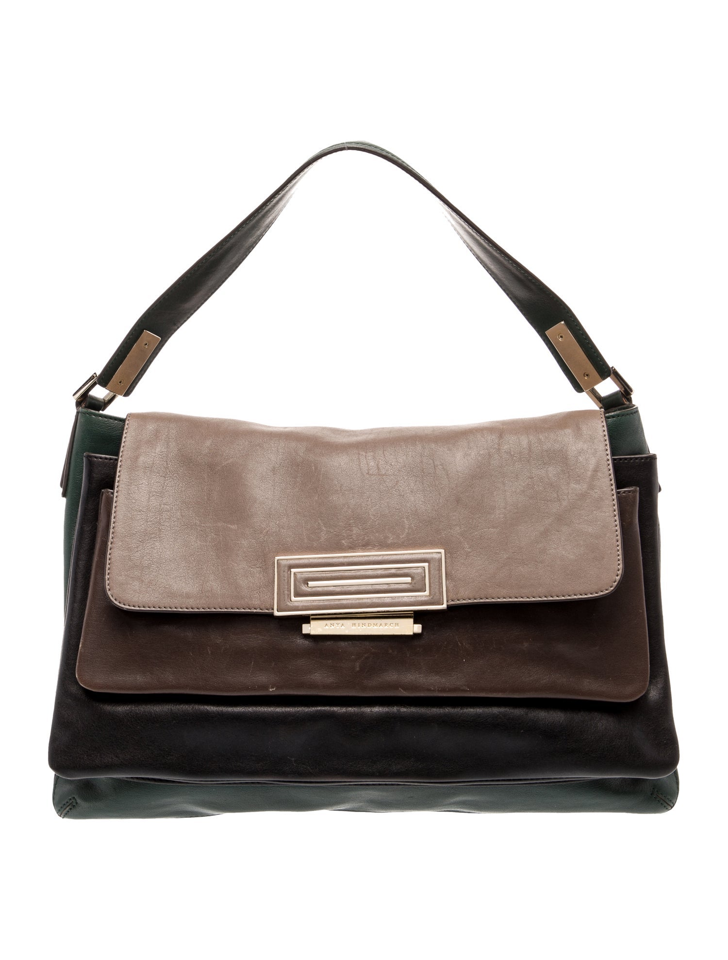 Anya Hindmarch Leather Top Handle Bag