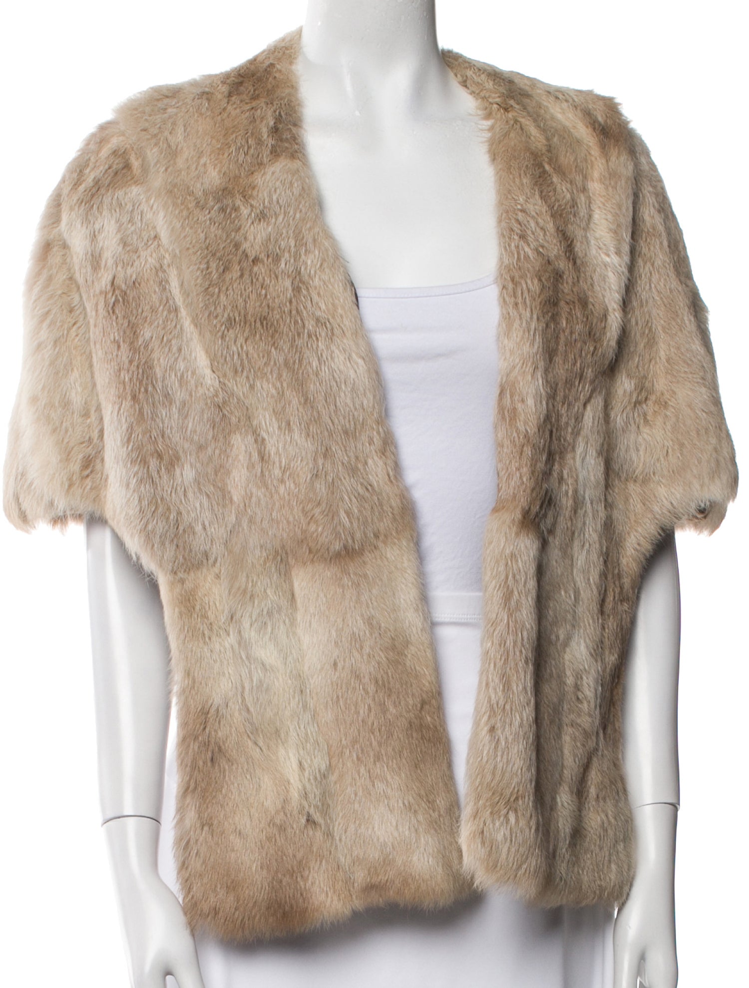 Anya Hindmarch Fur Animal Print Shawl