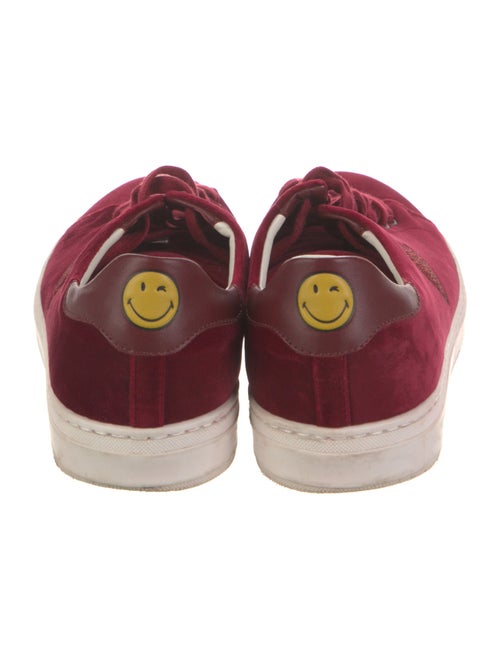 Anya Hindmarch Velvet Glitter Accents Sneakers
