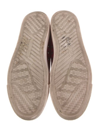 Anya Hindmarch Velvet Glitter Accents Sneakers