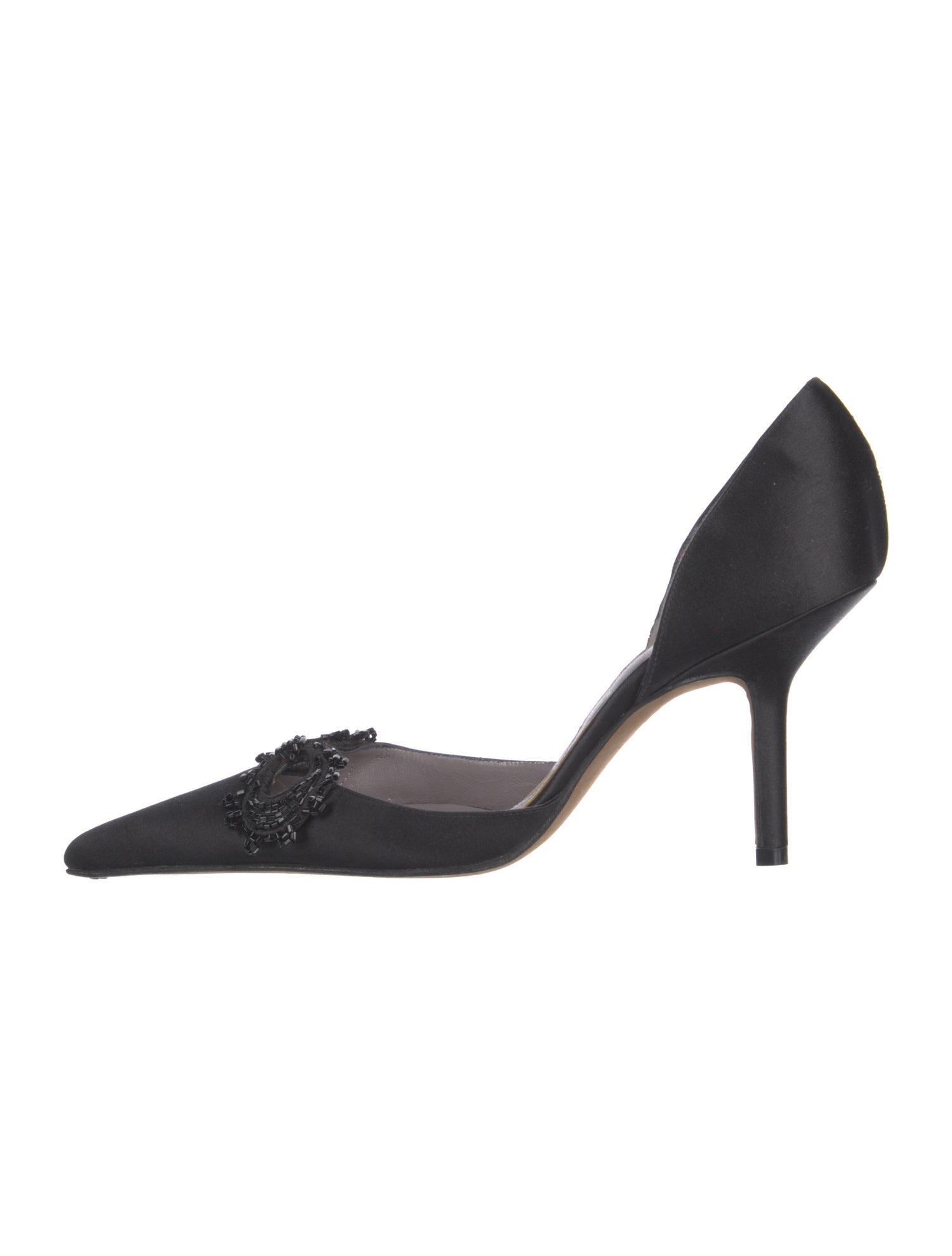 Anya Hindmarch Ruffle Embellishment D'Orsay Pumps