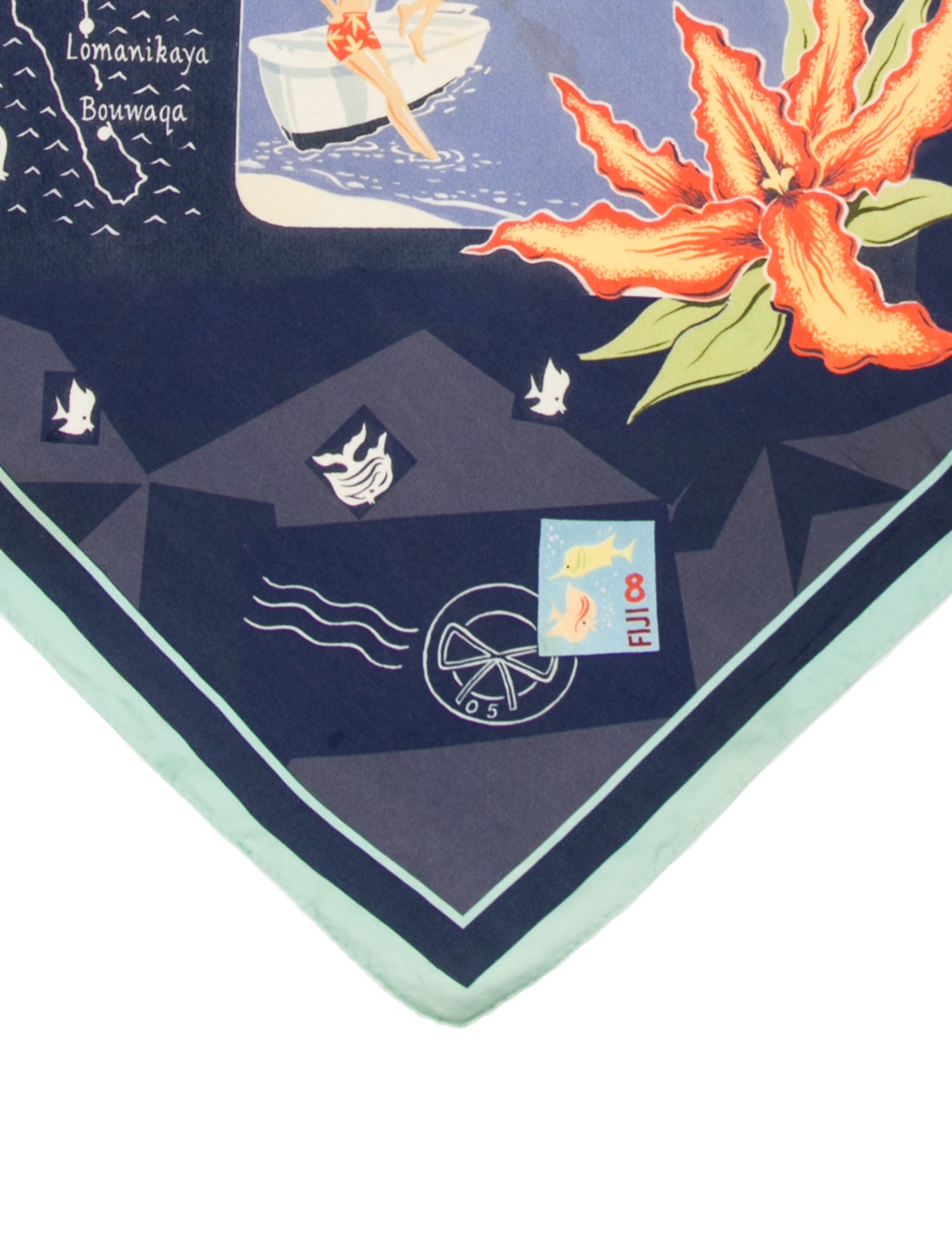 Anya Hindmarch Silk Printed Scarf