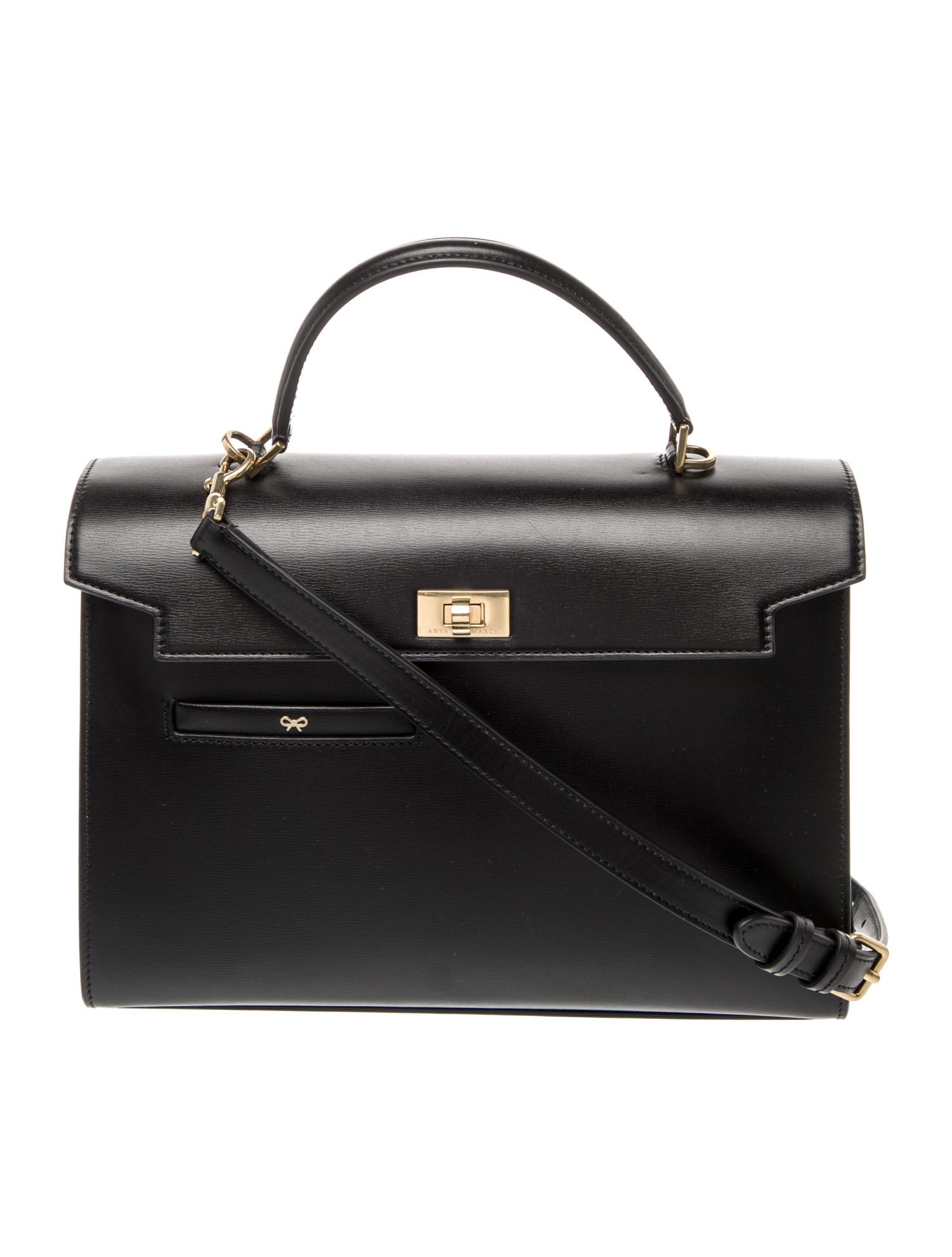 Anya Hindmarch Leather Top Handle Bag