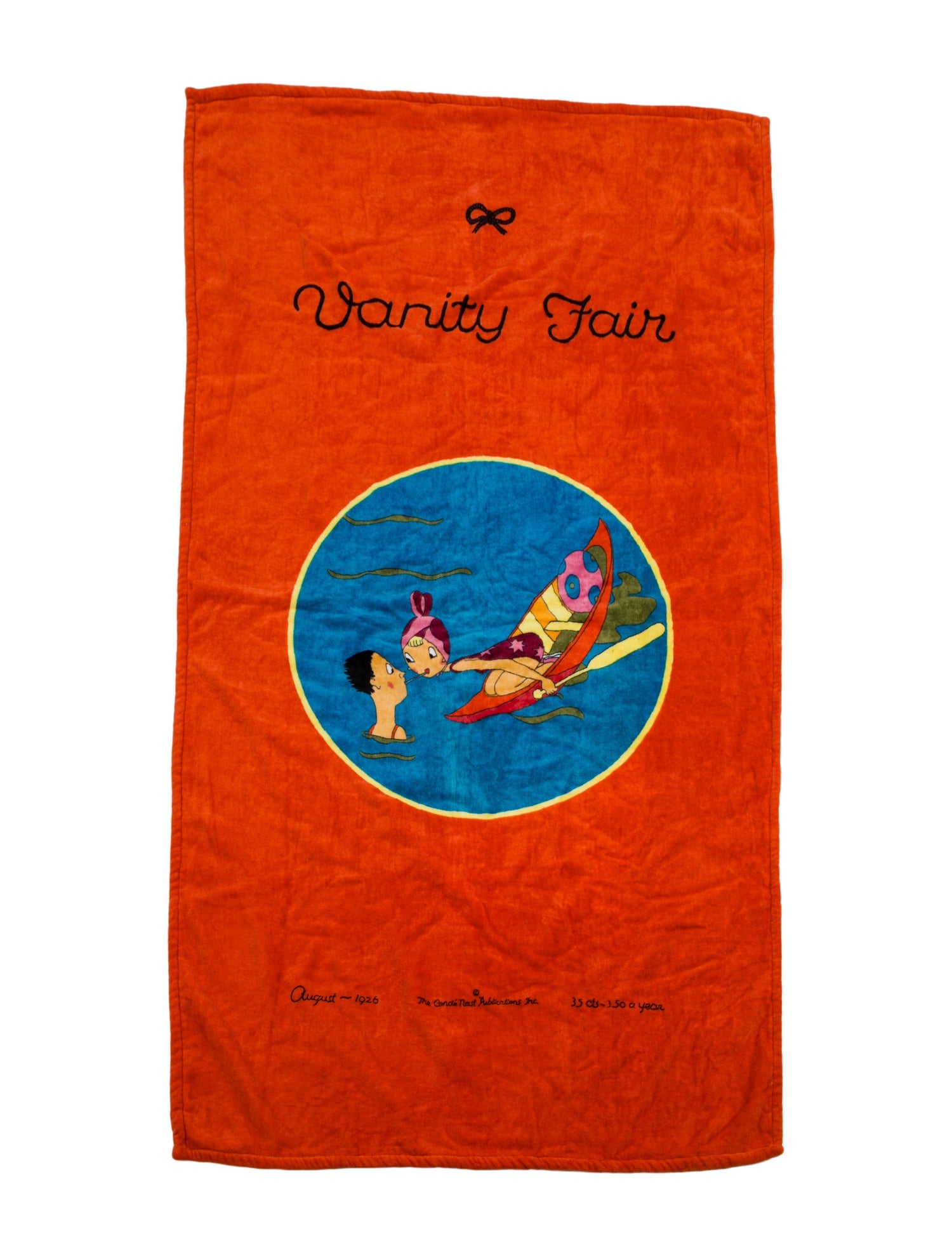 Anya Hindmarch x Vanity Fair Terry Cloth Cotton Beach Towel