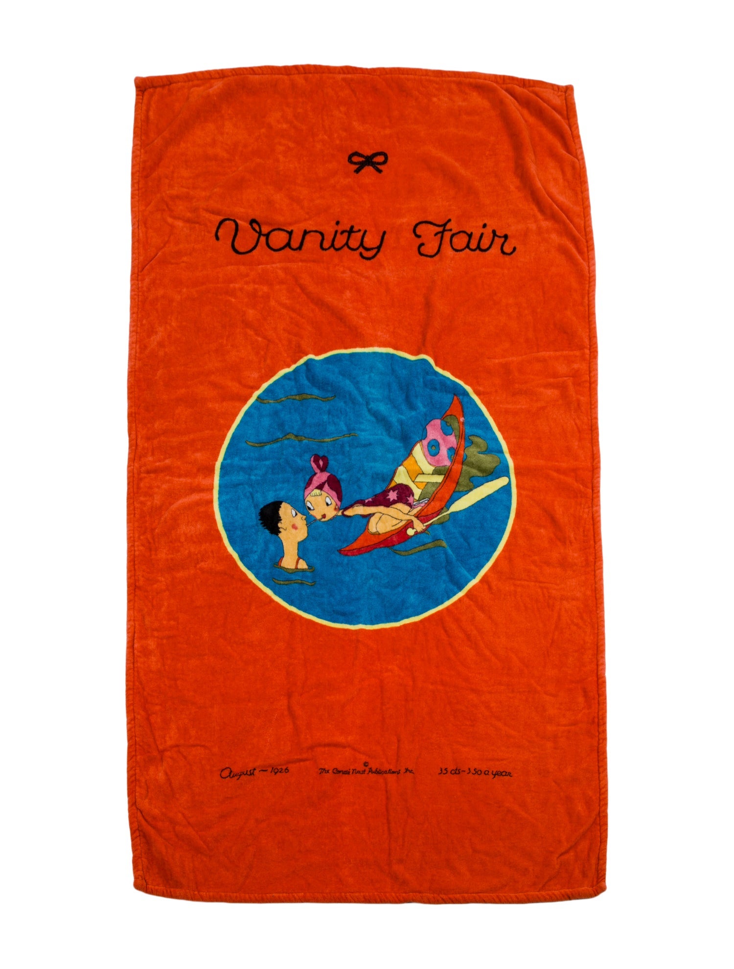Anya Hindmarch x Vanity Fair Terry Cloth Cotton Beach Towel