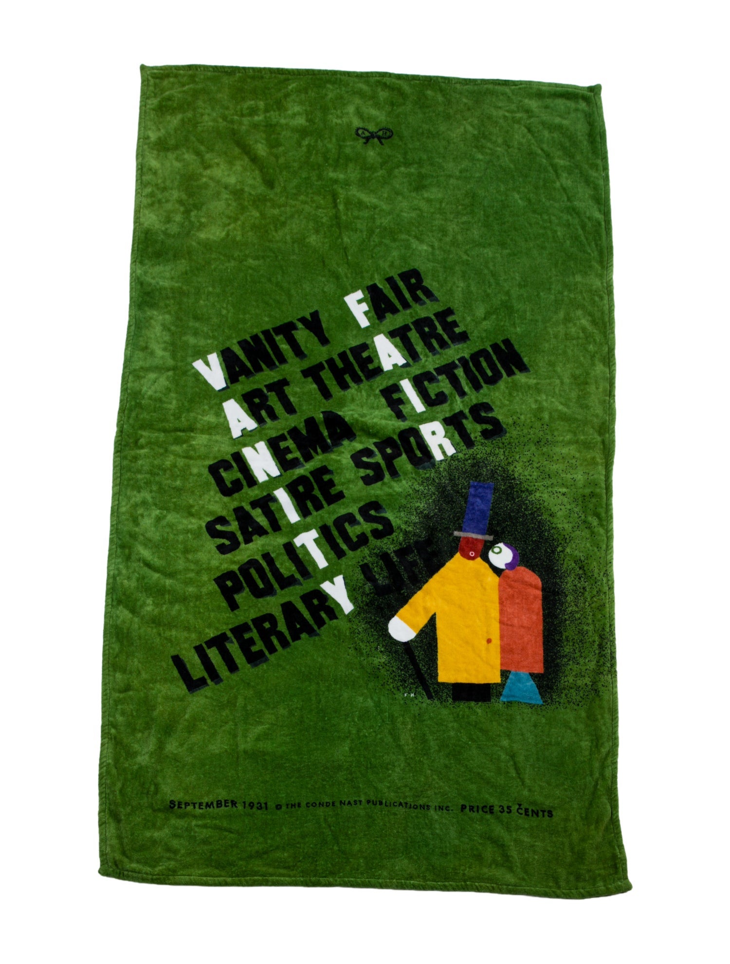 Anya Hindmarch x Vanity Fair Terry Cloth Cotton Beach Towel