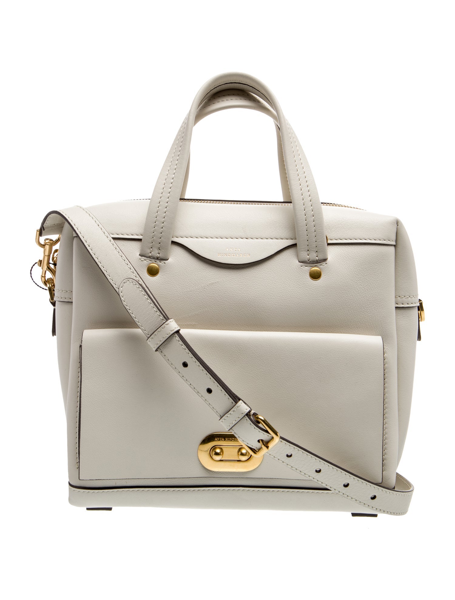 Anya Hindmarch Leather Top Handle Bag