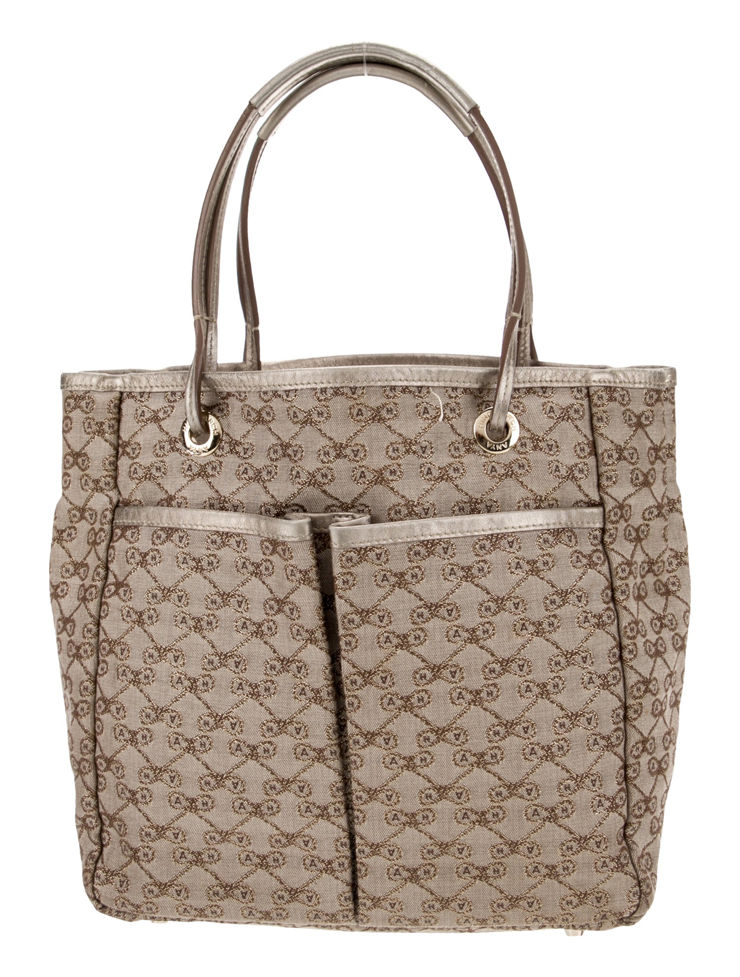 Anya Hindmarch Canvas Top Handle Bag