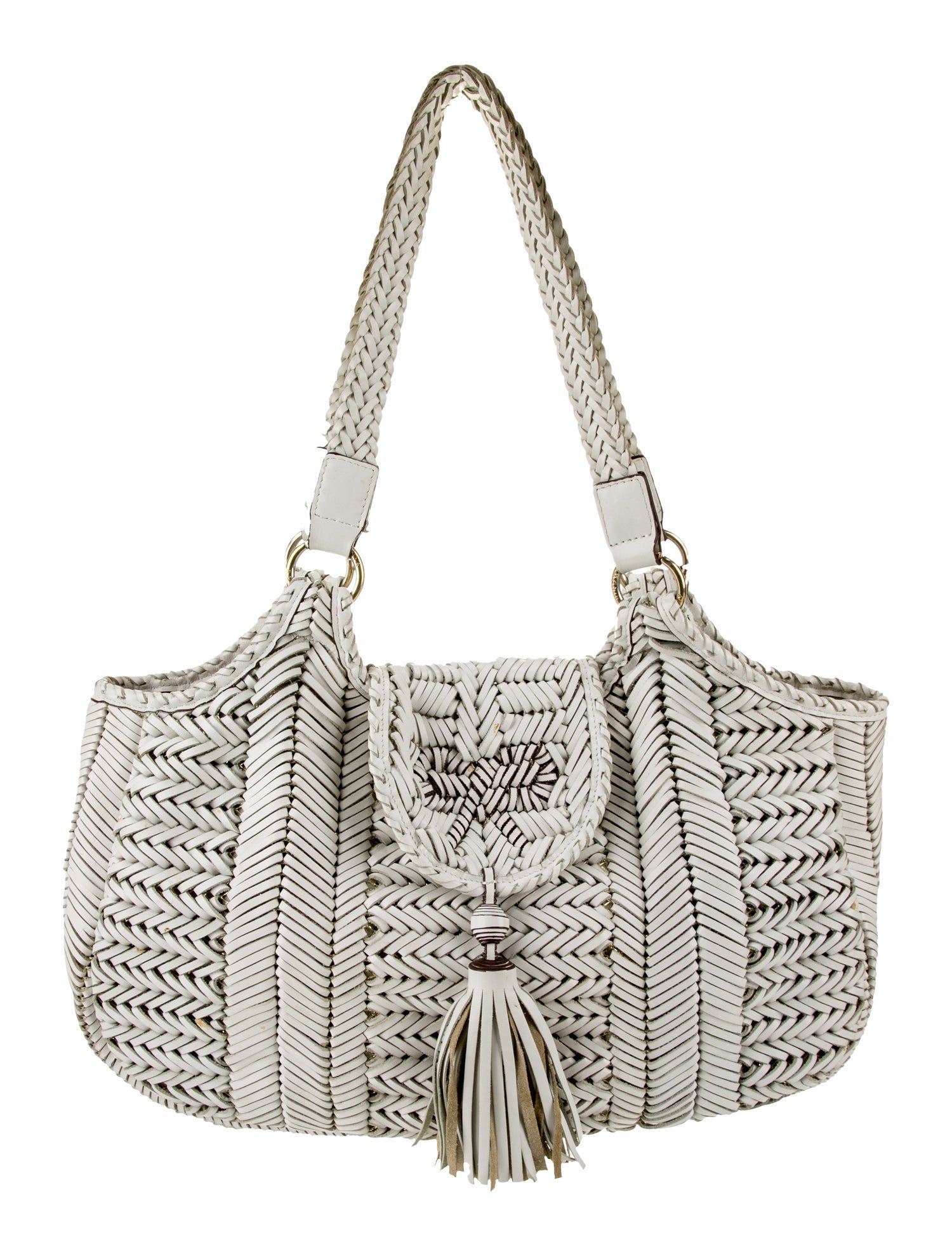 Anya Hindmarch Leather Top Handle Bag