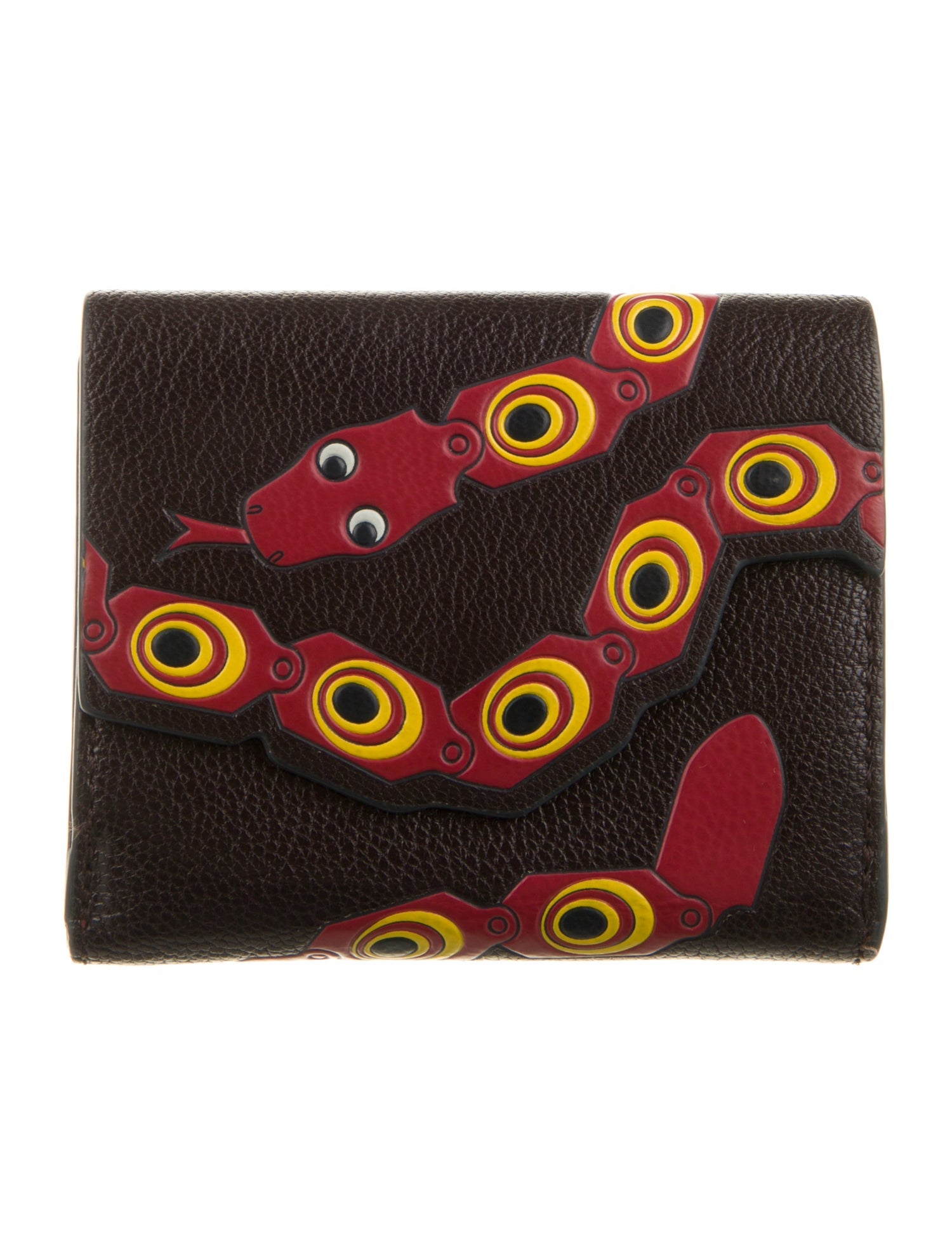 Anya Hindmarch Leather Printed Wallet